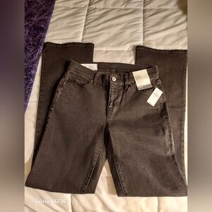 NWT GAP Baby boot mid rise jean, black 25 petite